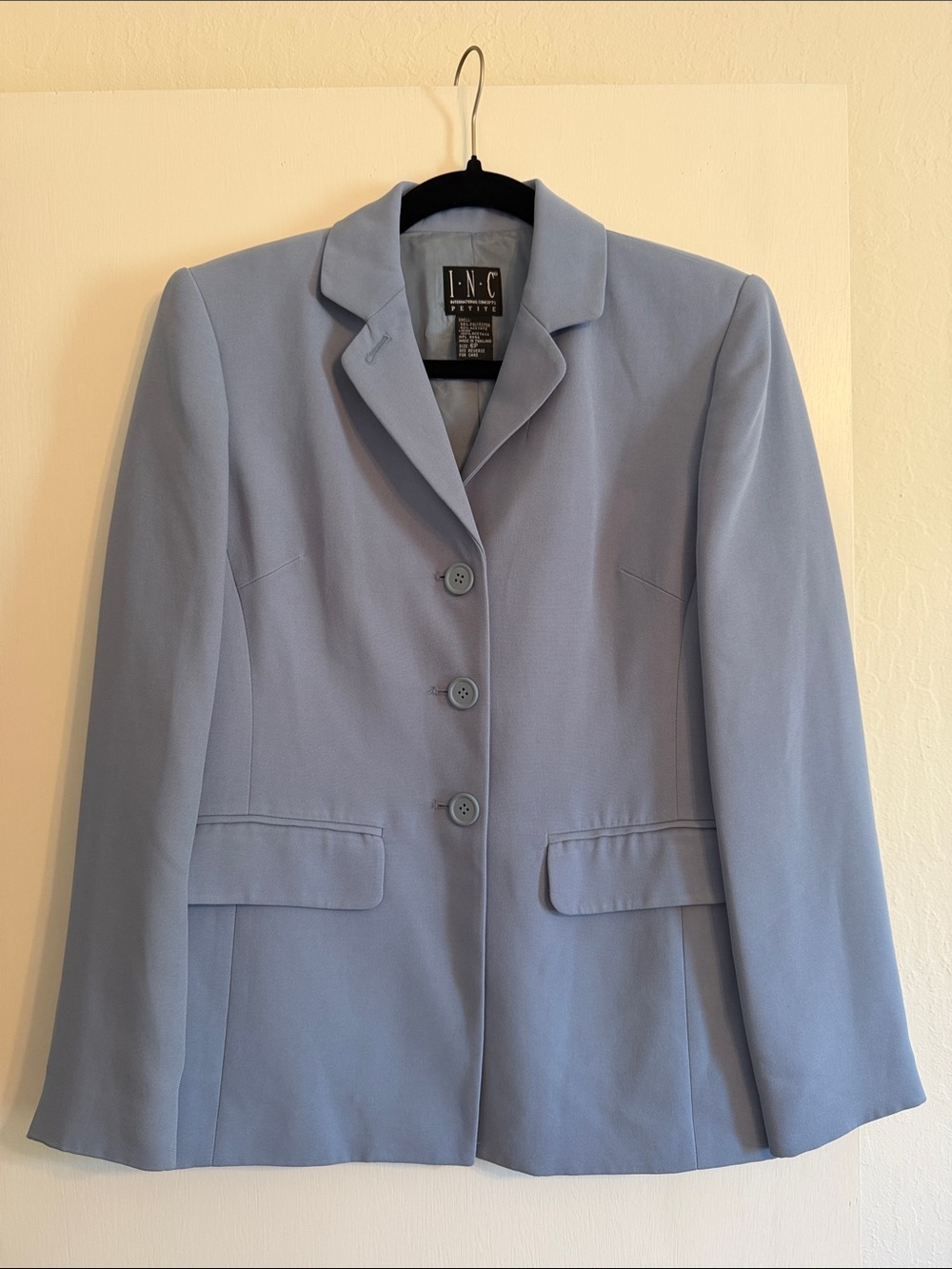 I.N.C baby blue blazer